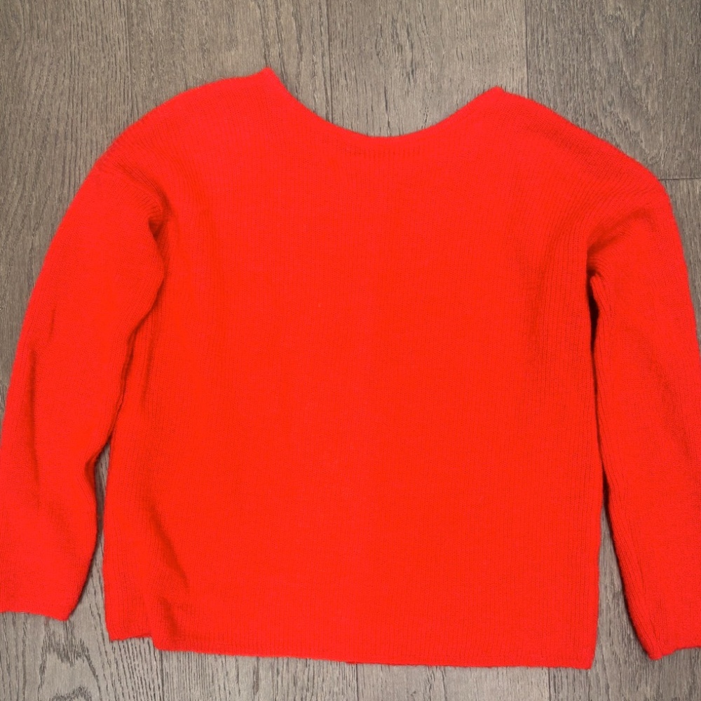 SEZANE-Gaspard Cardigan (Red)-Small - Picture 2 of 9